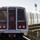A Washington, D.C., Metro train headed toward Union Station